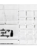 Artistic Home Acrylic Makeup Organizer, Wakeup & Makeup