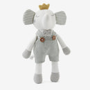 Elephant Prince Baby Knit Toy with Gift Box