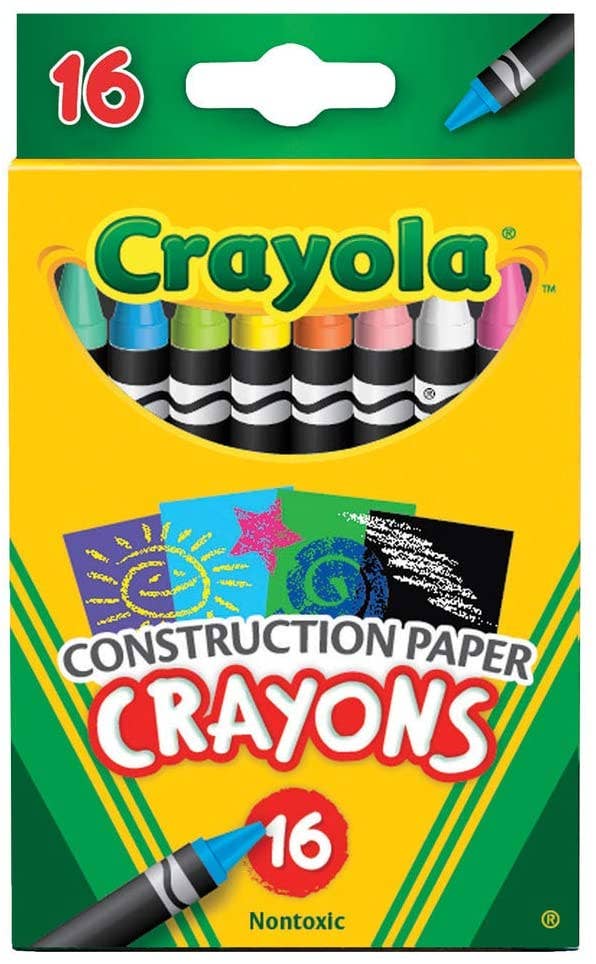 Crayola 16 Count Construction Paper Crayons