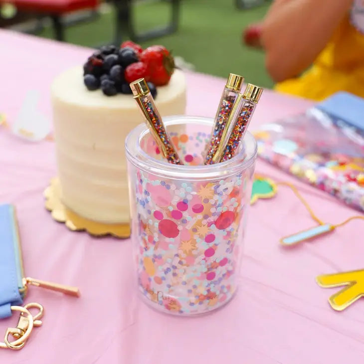 Celebrate Every Day Confetti Multi Purpose Pen Cup