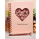 Gratitude Journal with Pen Gift Set | Glitter Shakable Heart
