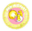 18" It's A Girl Baby Balloon