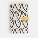 Outline Hearts Travel Wallet
