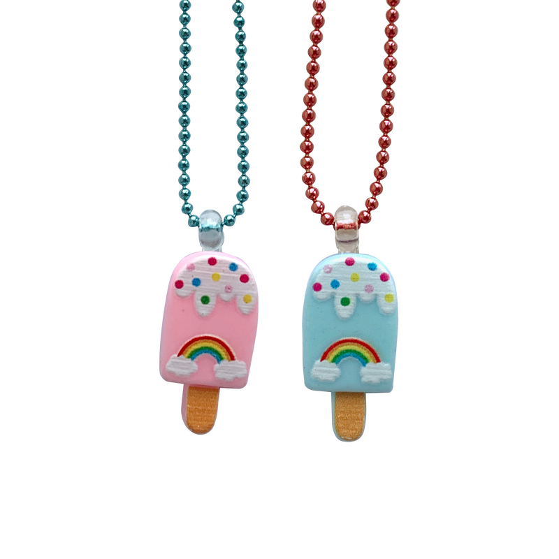 Pop Cutie Gacha Rainbow Popsicle Necklaces