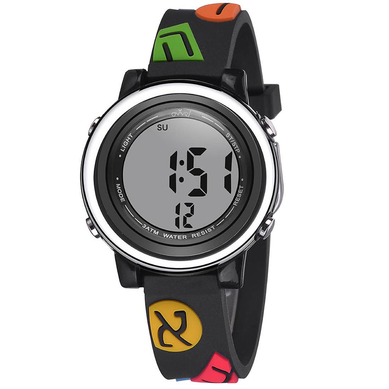 Boy's Digital Sports Watch with many features - Aleph Beis