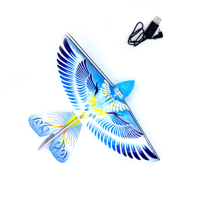 Self Flying eBird- Blue. Electric Flapping Wings Bird Drone