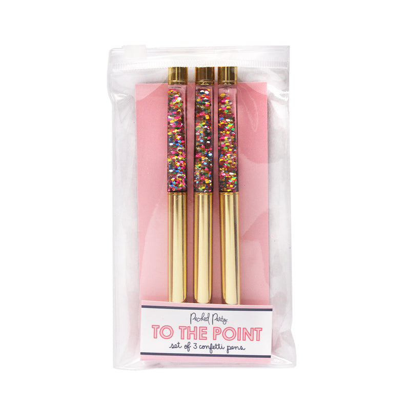 To The Point Confetti Pen Set