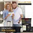 Mr. & Mrs. Luggage Tags + Passport Holder |  Unique Wedding and Honeymoon Gift