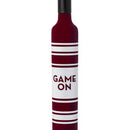 Game On Maroon & White Bottle Umbrella