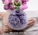 Fluffy Frost Keychain Ball