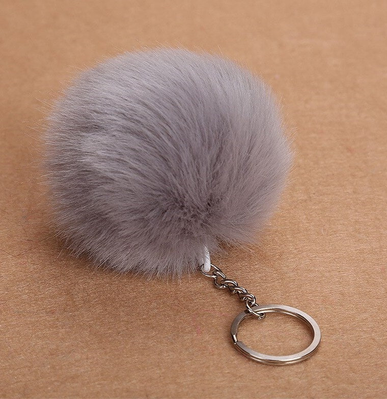 Fluffy Keychain Ball