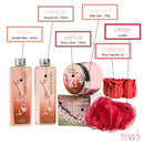 Cherry Blossom Spa Gift Set in Wood Curio