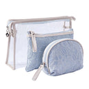 Gray Laced Bag Set
