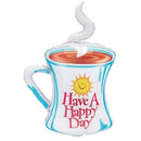 39" Jumbo Have a Happy Day Mug Balloon