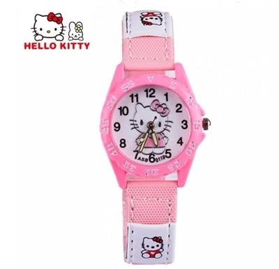 Hello Kitty Leather Wristwatch