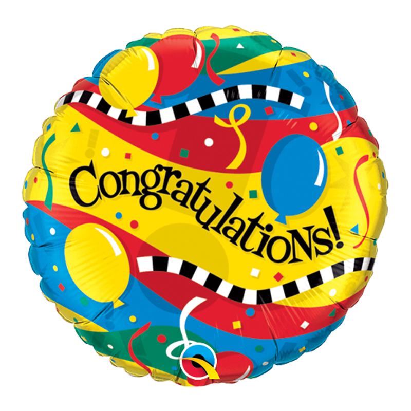 36" Congratulations! Jumbo Balloon
