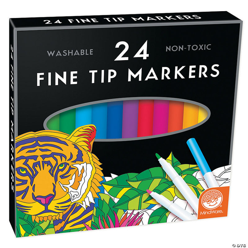 Fine Tip Markers: Set of 24
