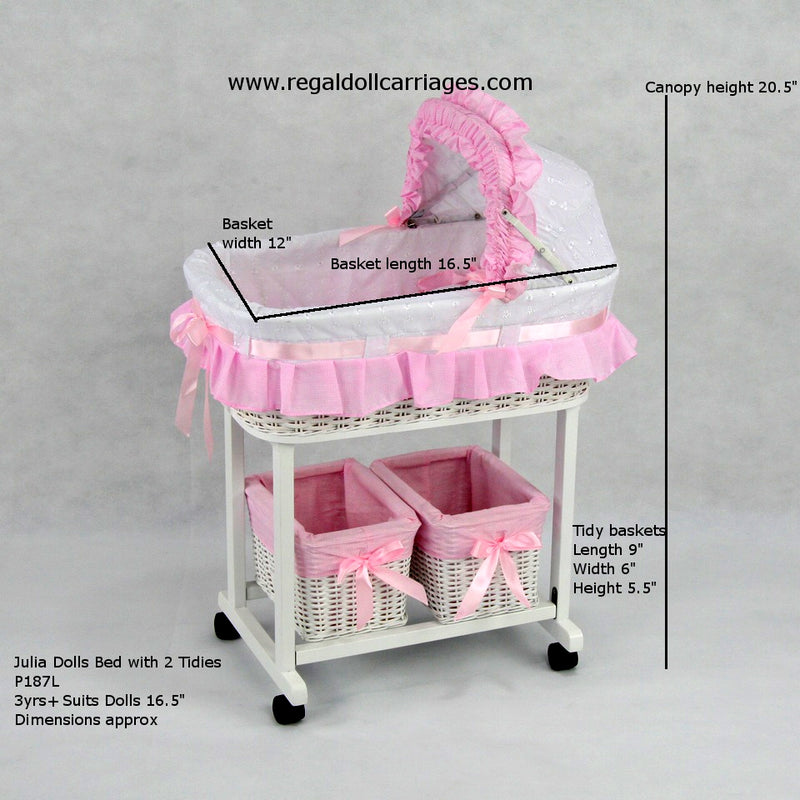 Julia Doll Bed With 2 Tidies