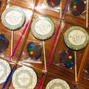 Chanukah Paint it! Chocolate Lollipop