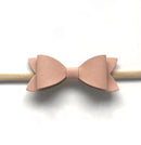 Baby Leather Bow Headband