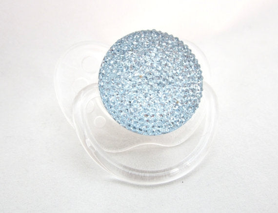 Sparkly Crystal Blue Pacifier