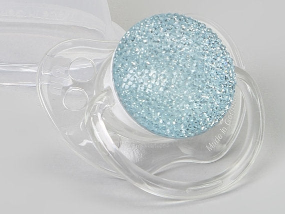 Sparkly Crystal Blue Pacifier