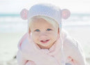 Pink Crochet Bear Toque