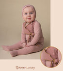 Mauve Mohair Wrap Set