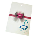 Flower and Bow Elegant Baby Headband