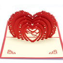 Heart Arch Pop up card