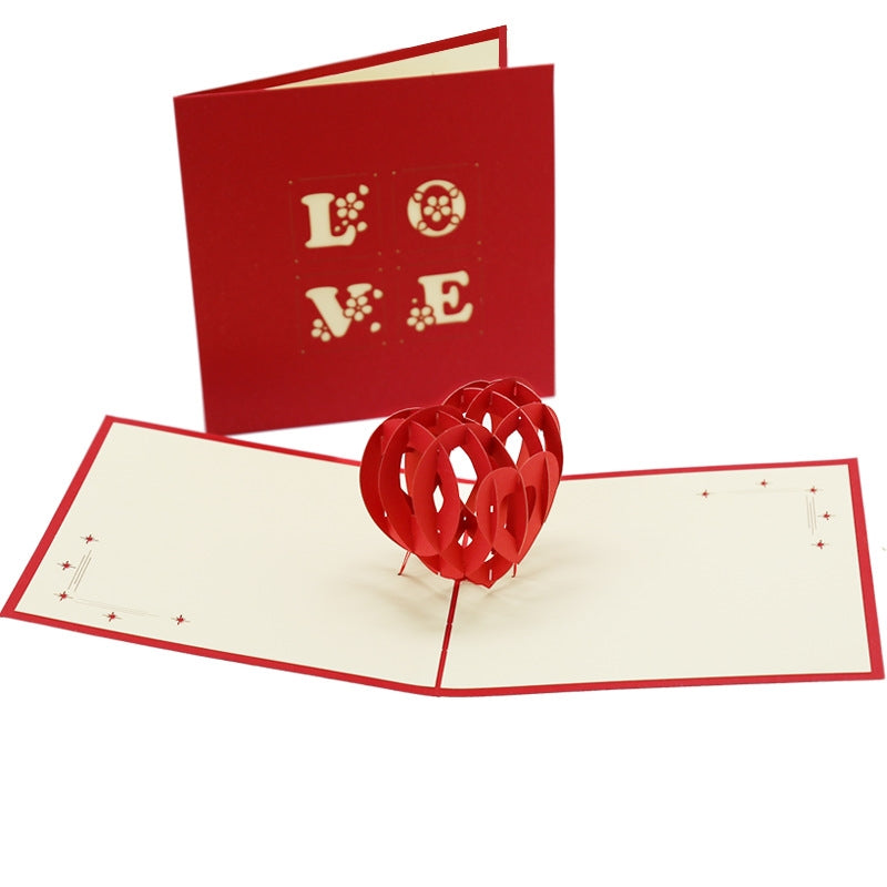 Love Hearts 3D Pop up card