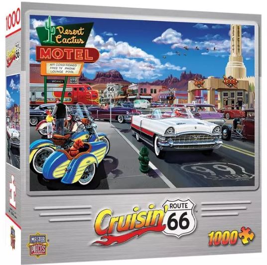Cruisin' Route 66 Jigsaw Puzzle (1000 Pcs)
