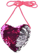 Sequin Heart Purse
