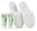 Luxury Slippers Bath & Body Spa Gift Set in White Rose Jasmine Fragrance