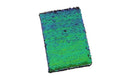 Green and Black Sequin Flip Notebook