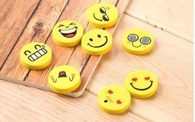 Smiley Erasers