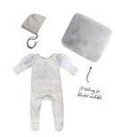 Stone Gray Cozy Layette Set