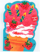 Strawberry Ice Cream Happy Birthday Scratch & Sniff Card