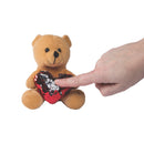 Reversible Sequin Heart Stuffed Bear