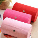 Velvet Jewelry Roll-up Case